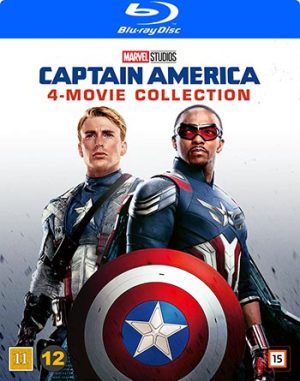 CAPTAIN AMERICA: 1-4 BOX (4 disc) - Blu-ray
